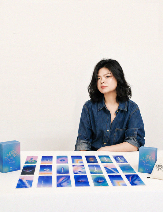 Cosmic Echo art deck created from 60 original artworks by Jenny